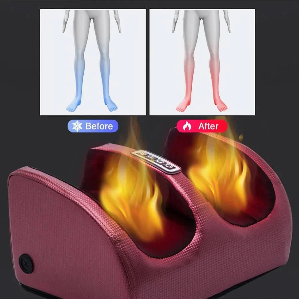 Soothestep - Luxury Shiatsu foot massager with heat function | 12 3D massage balls & timer