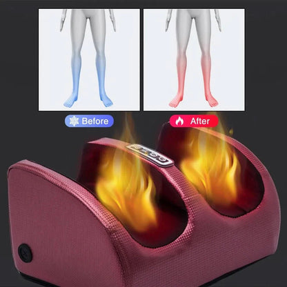 Soothestep - Luxury Shiatsu foot massager with heat function | 12 3D massage balls & timer