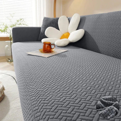 RELAXIO – Elastic sofa cover for living room seating furniture