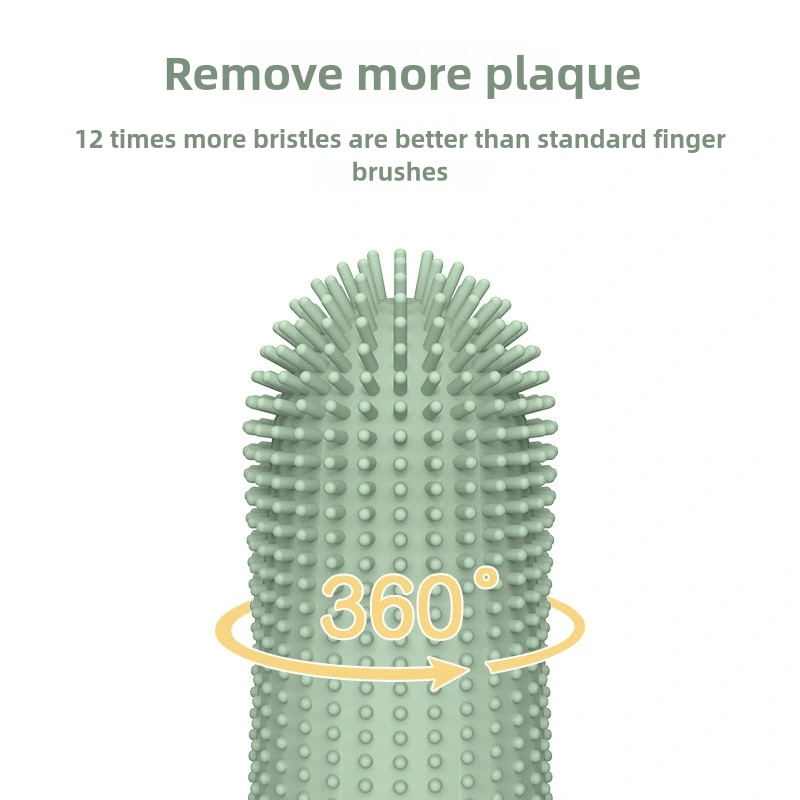 DENTEEZ – 360° Finger Toothbrush for Dogs & Cats