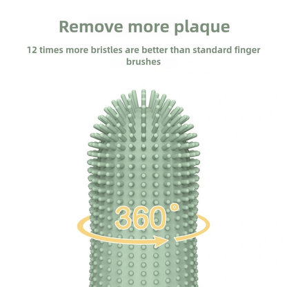 DENTEEZ – 360° Finger Toothbrush for Dogs & Cats