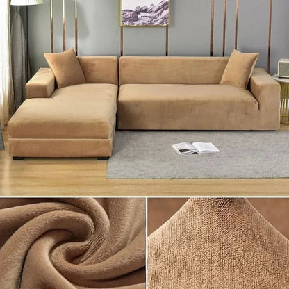 SamtLux sofa cover - Elastic & luxurious for every living room