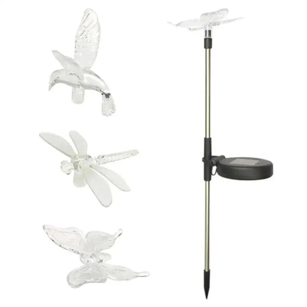 SolarGlow - Butterfly LED garden lamp