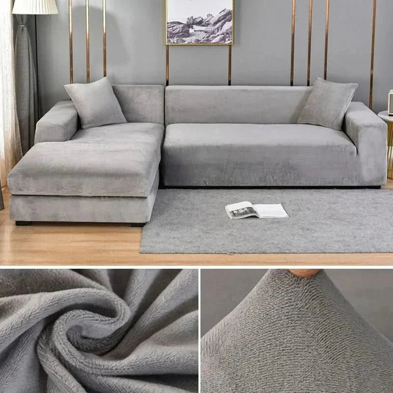 SamtLux sofa cover - Elastic & luxurious for every living room