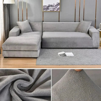 SamtLux sofa cover - Elastic & luxurious for every living room