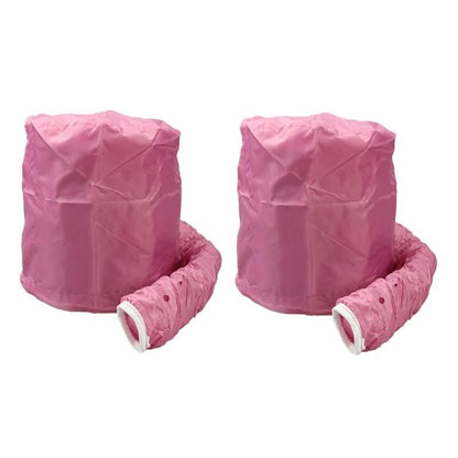 QuickDry - Set of 2 hairdryer caps | Fast & gentle drying for home & travelling