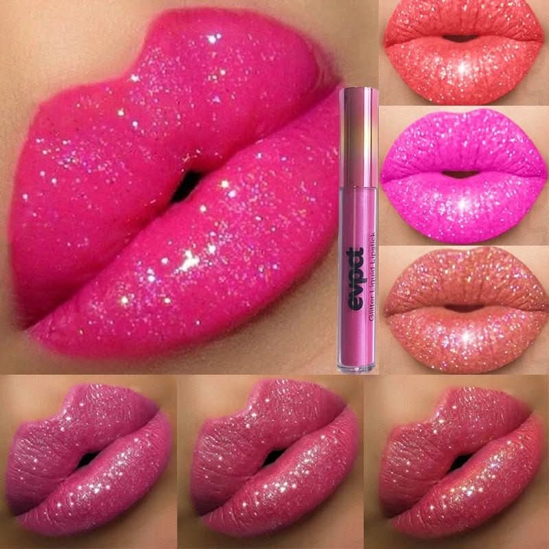 Diamond lip - Waterproof glitter lipstick with long-lasting shine