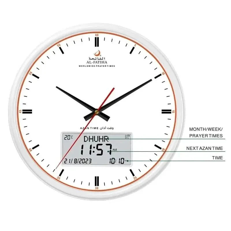 Zamora Time - Prayer clock with automatic azan adjustment and 10 azan sounds