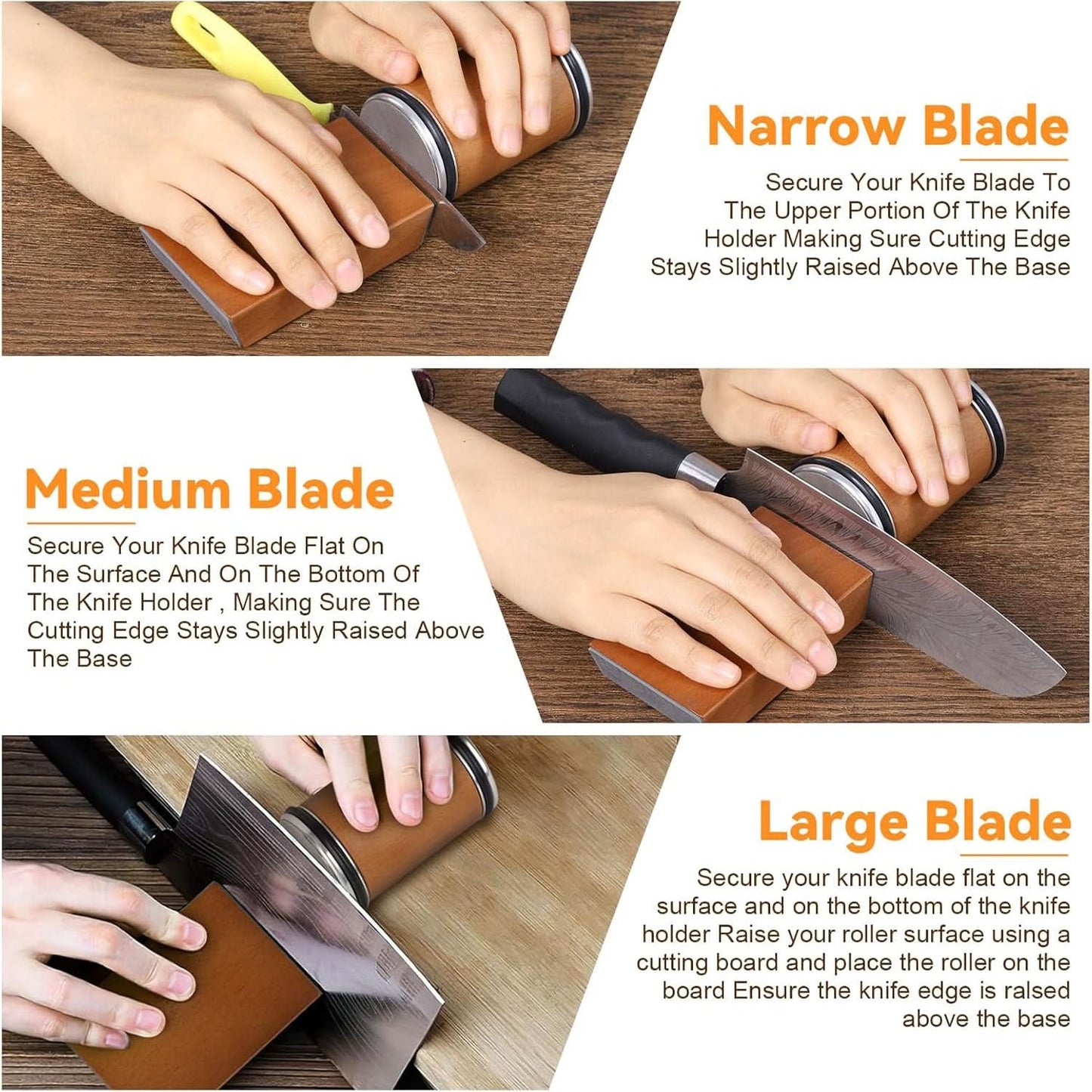 SharpEdge Pro – Professional Knife Sharpener with Diamond-Coated Roller for Precise & Effortless Sharpening