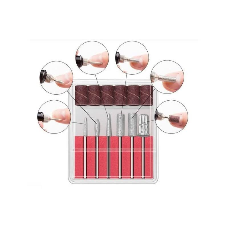 ProNail Expert - Electric 6-in-1 nail care set for manicure & pedicure
