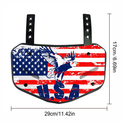 GRIDGUARD – American Football back protection plate for adults with shock absorption & ventilation system