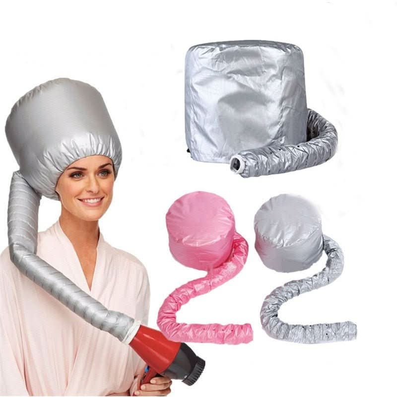 QuickDry - Set of 2 hairdryer caps | Fast & gentle drying for home & travelling