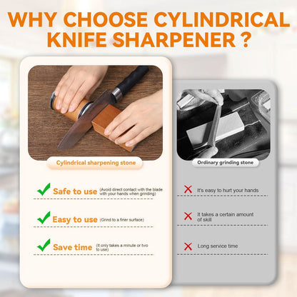 SharpEdge Pro - professional knife sharpener with diamond-coated grinding roller for precise sharpening