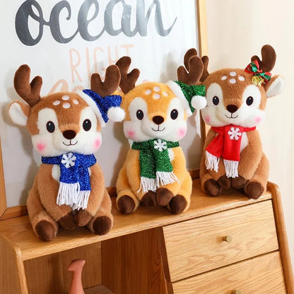 CUDDLESCARF – Charming Christmas plush doll with cartoon design