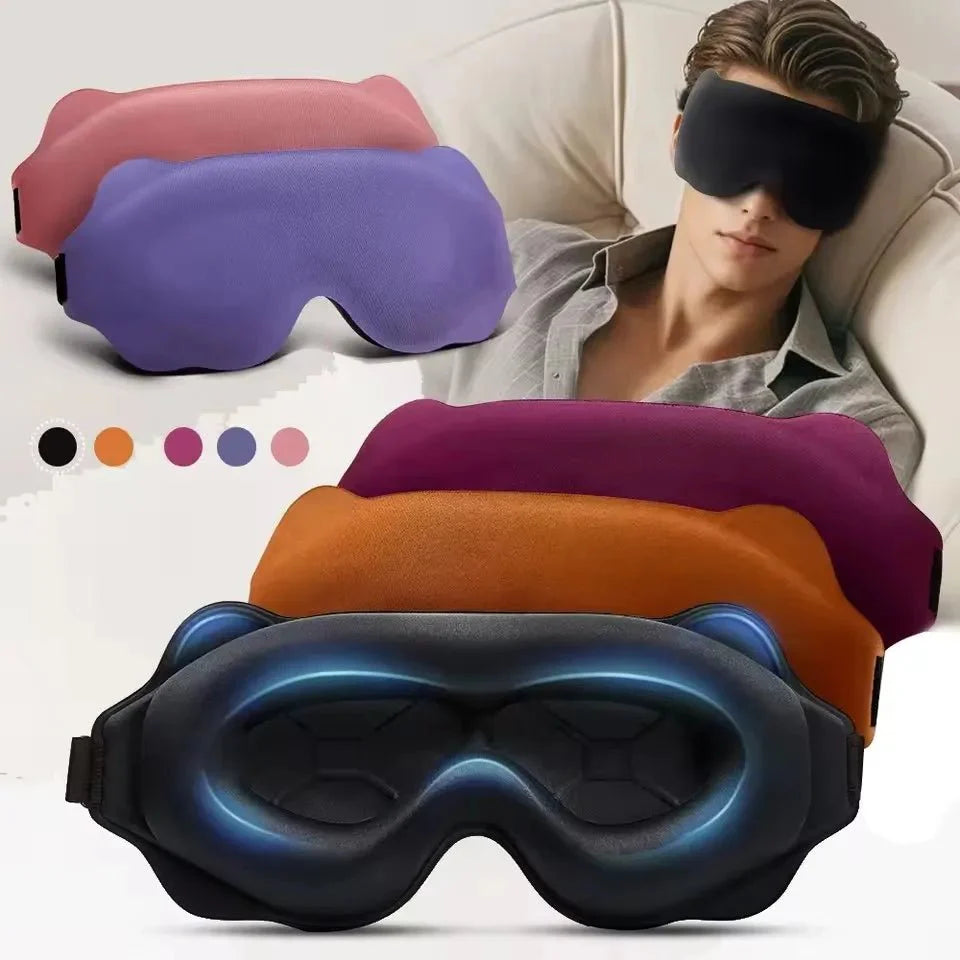 DREAMSHADE – 6D Light-Blocking Memory Foam Sleep Mask for Deep Sleep