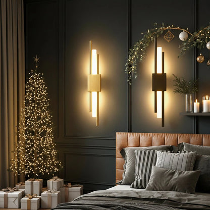 COPERLINE – Modern LED Wall Light made of Metal & Acrylic with 3 Light Colors
