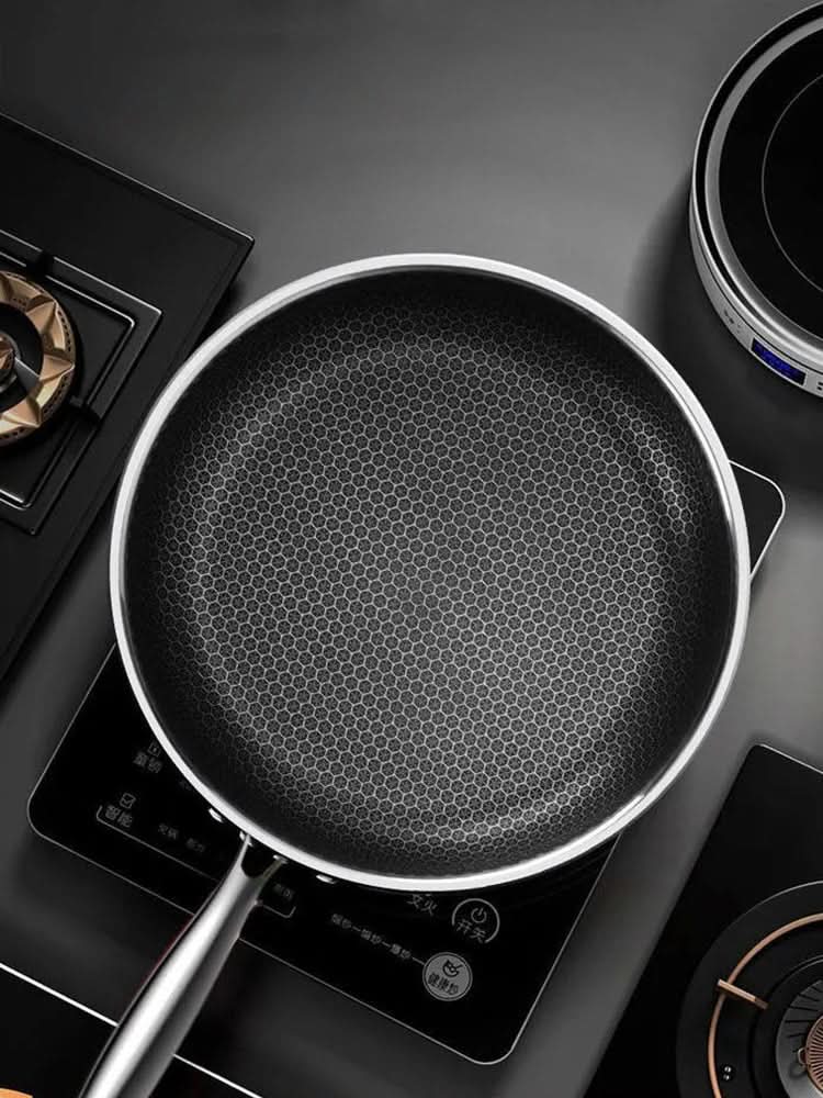 SteelCore stainless steel frying pan - Energy-saving & durable for perfect cooking