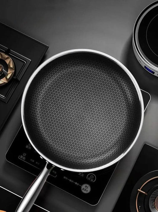 SteelCore stainless steel frying pan - Energy-saving & durable for perfect cooking