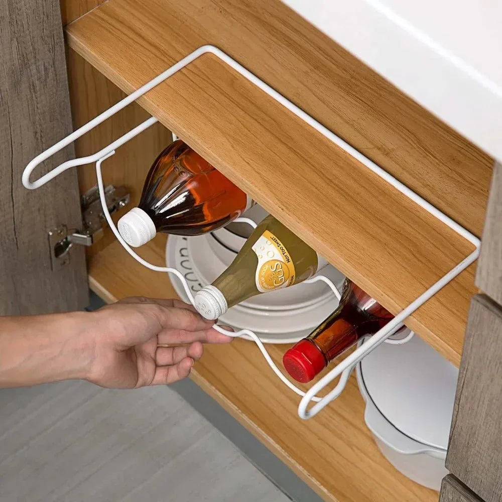 ROLLRACK – Space-saving rolling bottle holder for refrigerator shelves