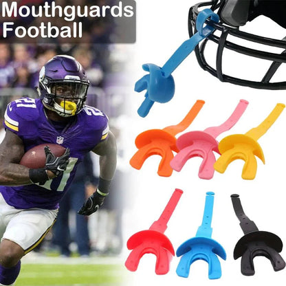 MOUTHGUARDIQ – Double Mouthguard for Rugby, American Football & Boxing with Shock-Absorbing TPR Material