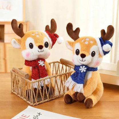 CUDDLESCARF – Charming Christmas plush doll with cartoon design
