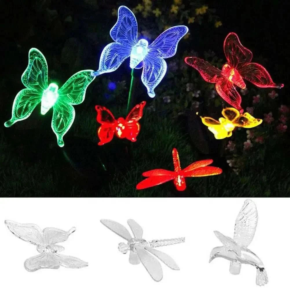 SolarGlow - Butterfly LED garden lamp
