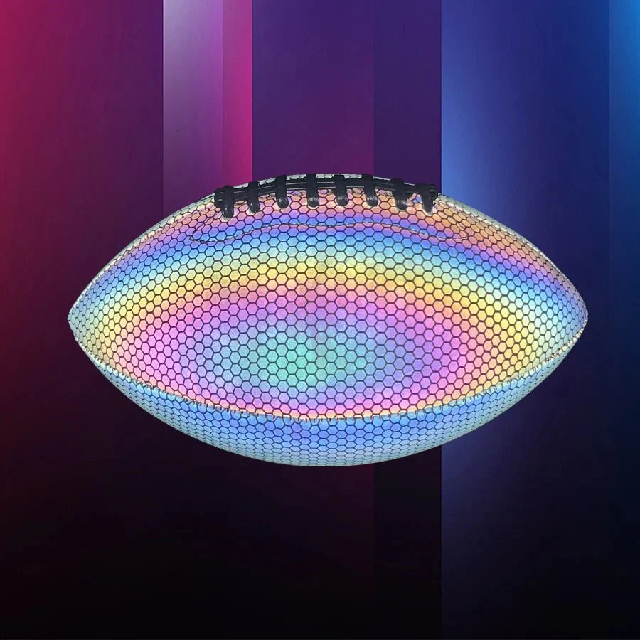 LUMIFOOT – Reflective American Football Size 9 for Night Training & Outdoor Games