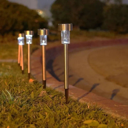Solar LED lamp for the garden - weatherproof, energy-efficient with integrated light sensor