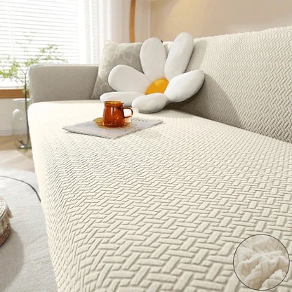 RELAXIO – Elastic sofa cover for living room seating furniture