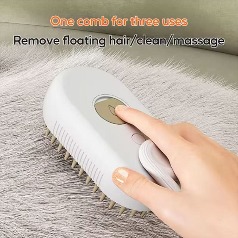 STEAMPURR – Steam comb for silky fur in dogs & cats
