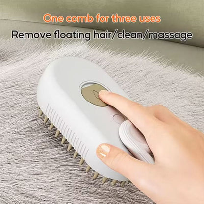 STEAMPURR – Steam comb for silky fur in dogs & cats
