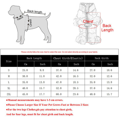 HARRYPAWS JACKET - Warm & waterproof winter jacket for dogs with reflective stripes
