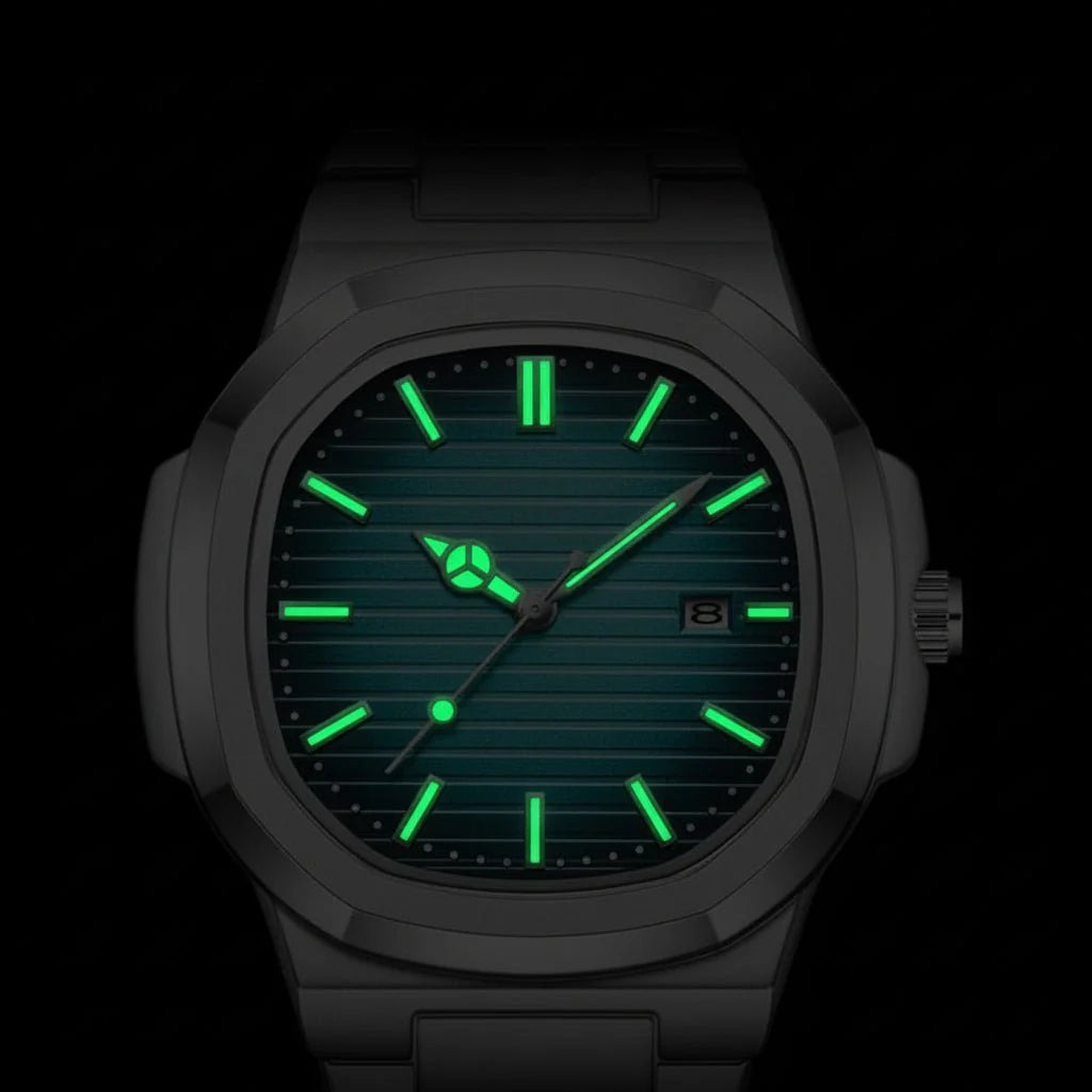 IRONBLOCK – Robust Waterproof Military Square Watch for Men