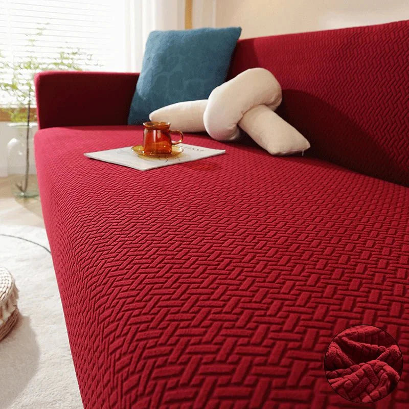 RELAXIO – Elastic sofa cover for living room seating furniture