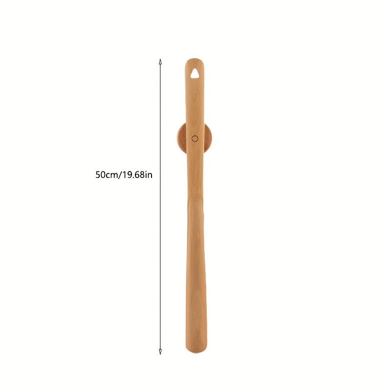 EASYSLIDE WOOD – Long Wooden Shoe Horn for Effortless Shoe Wearing
