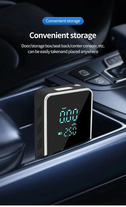 Wireless Air Pump with Touchscreen - Portable air pump with 150psi for car & bike