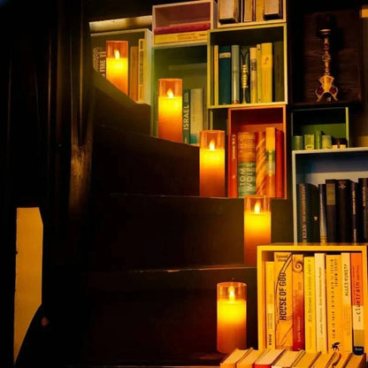 SafeGlow candles – wireless set for warm, safe light