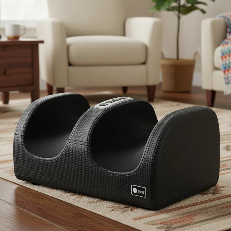 Soothestep - Luxury Shiatsu foot massager with heat function | 12 3D massage balls & timer