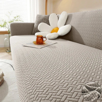 RELAXIO – Elastic sofa cover for living room seating furniture