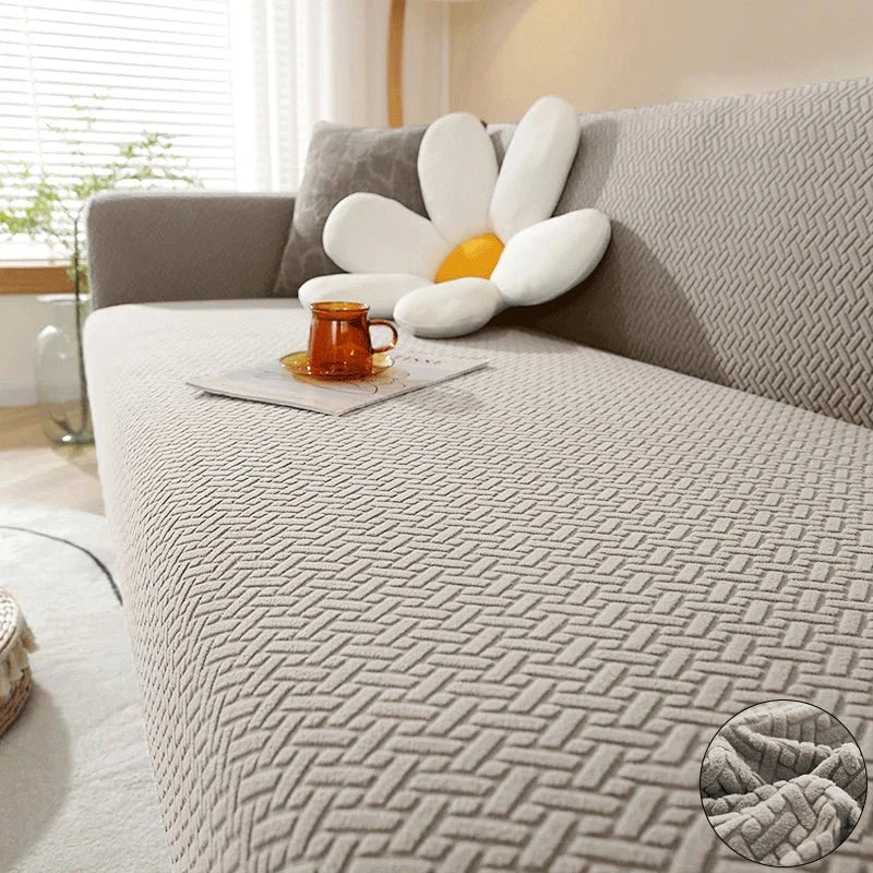 RELAXIO – Elastic sofa cover for living room seating furniture