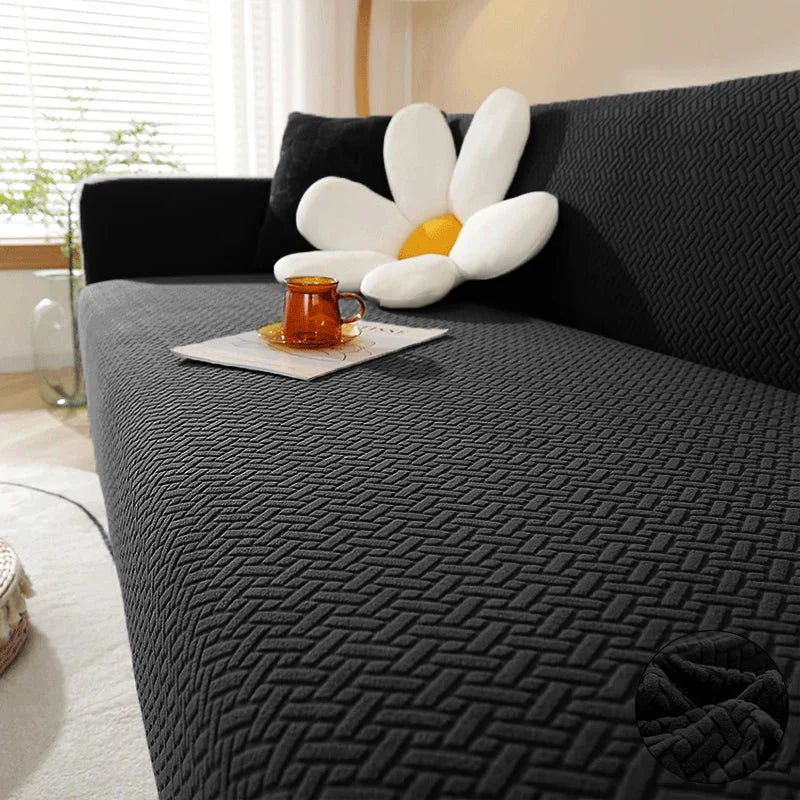 RELAXIO – Elastic sofa cover for living room seating furniture