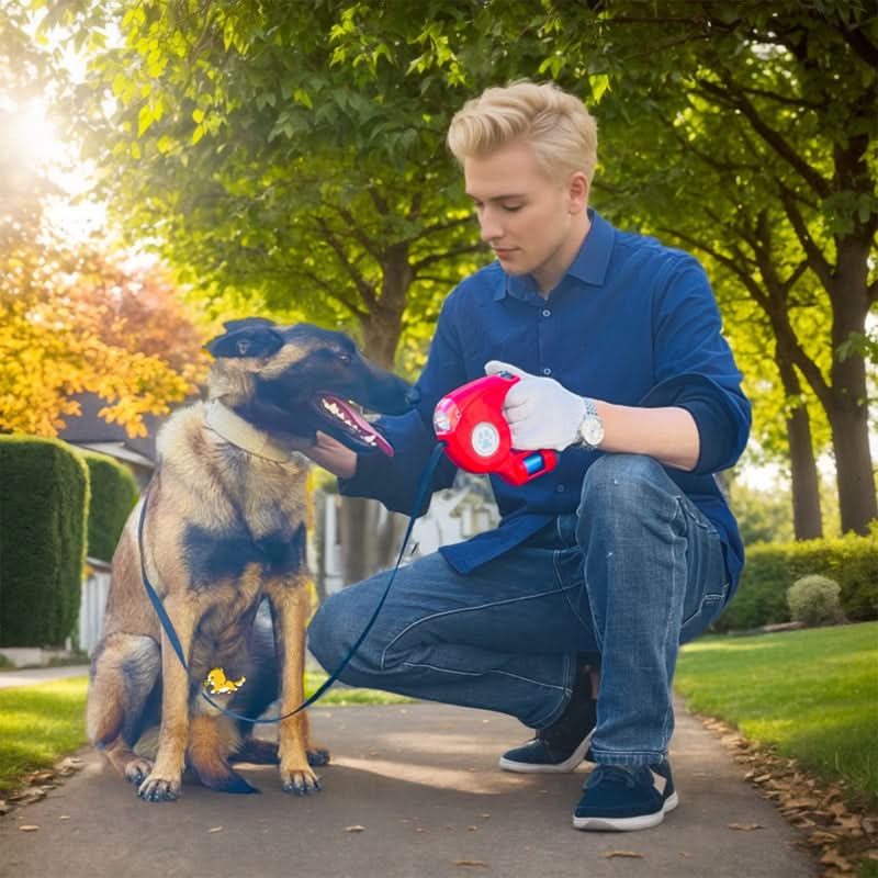 BRIGHTSTRIDE – LED Dog Leash with Integrated Flashlight for Safe Walks