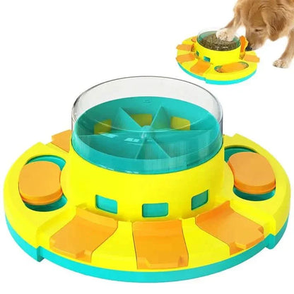 NIBBLEMAZE – Interactive Anti-Gulping Bowl for Dogs & Cats