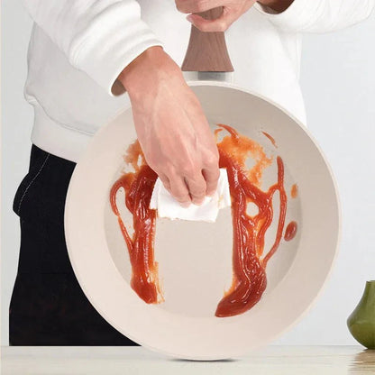 STONIQON – Deep Non-stick Pan with Medical Stone Coating Made of Stainless Steel for Gas and Induction Stoves