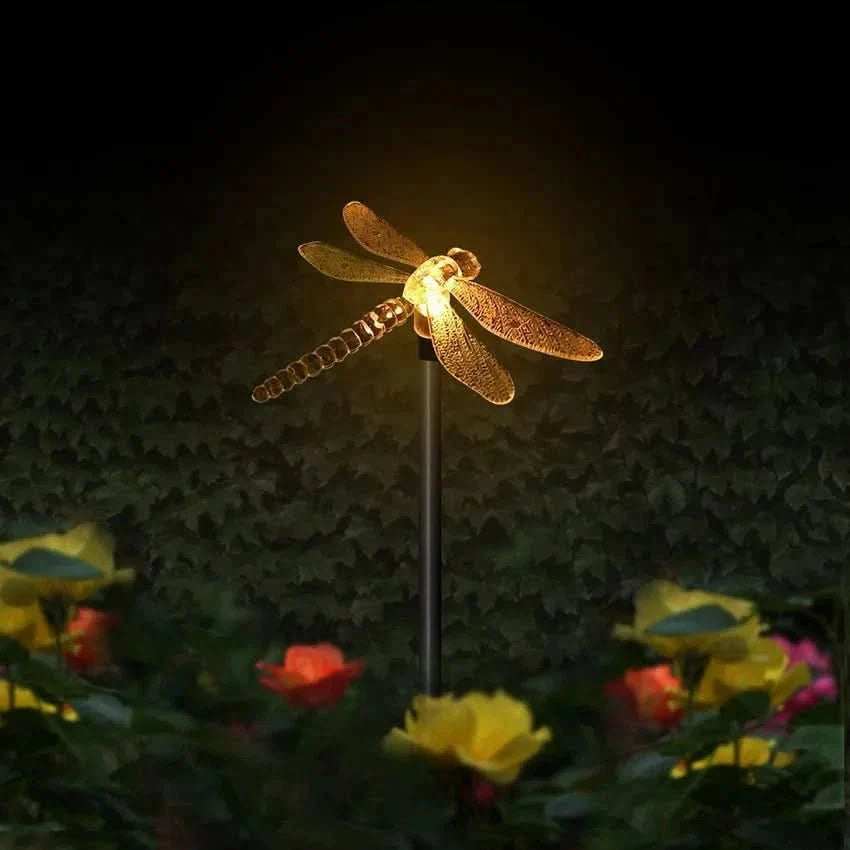 SolarGlow - Butterfly LED garden lamp