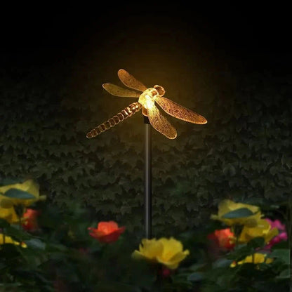 SolarGlow - Butterfly LED garden lamp