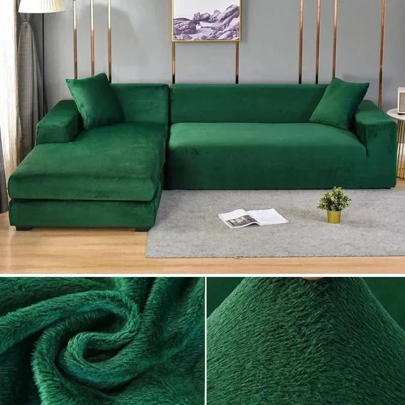 SamtLux sofa cover - Elastic & luxurious for every living room