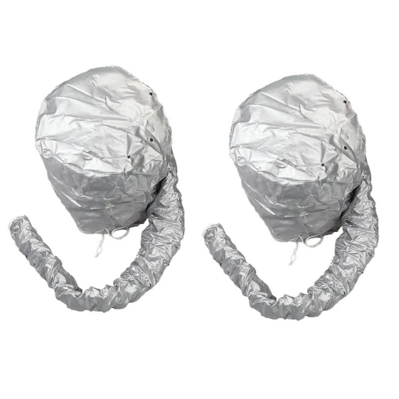 QuickDry - Set of 2 hairdryer caps | Fast & gentle drying for home & travelling