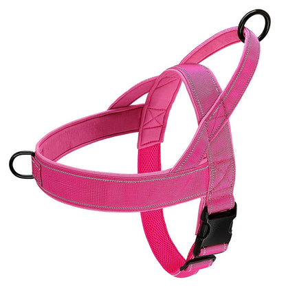 PAWGUARD – Adjustable Reflective Dog Harness with Handle for All Dog Breeds