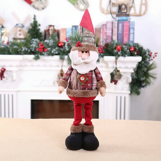 SANTAFLAIR – Stylish Festive Santa Claus Doll for Elegant Holiday Decoration